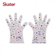日本 Skater 兒童拋棄式手套(10雙/包)厚款止滑-恐龍粉 恐龍粉