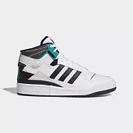 Adidas Forum Exhibit Mid [H01921] 男 休閒鞋 經典 復古 中高筒 穿搭 愛迪達 白黑綠 29.5cm 白/綠