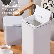 USB充電全自動感應開合桌上型垃圾桶(1入)