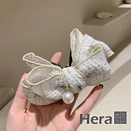 【Hera 赫拉】甜美布藝大蝴蝶香蕉夾/髮夾-2色 H110120317 白色