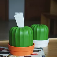 QUALY 仙人掌-捲筒衛生紙盒(白)