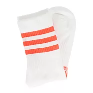 Adidas 3s Csh Crw1p [H27757] 男 中筒襪 足弓支撐 全腳掌 加厚 1雙入 白橘 XL 白/橘