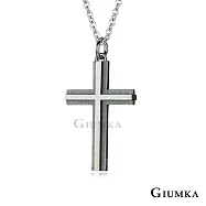 GIUMKA情侶項鍊十字架短鍊S925純銀男女情人對鍊 單個價格 情人節禮物推薦 MNS09041 45cm 小墜女鍊