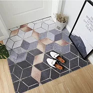 【巴芙洛】防疫清潔刮泥加大可裁剪絲圈地墊/踏墊60x90cm 幾何空間