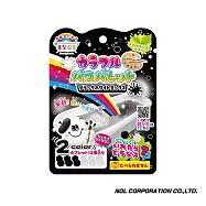 日本NOL-趣味調色盤入浴錠(黑白)-7入(3Y+/葉子香氣/入浴球/泡澡球沐浴球/洗澡玩具)