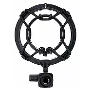 日本鐵三角Audio-Technica麥克風避震架mic減震架AT8458a防震架(兼容3/8“-16和5/8”-27公螺牙支架)適AT2020 AT2020USB