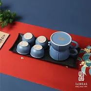 【陸寶LOHAS】虎福臨門茶禮 史博館聯名 虎至福至 吉祥平安 經典藍