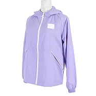 Skechers Outerwear [L121W099-005U] 女 外套 連帽 防風 薄款 口袋 輕巧收納 淺紫 S 紫