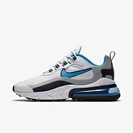 Nike Air Max 270 React [CT1280-101] 男鞋 運動 休閒 慢跑 籃球 緩震 穿搭 白 藍 27cm 白/藍