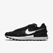 Nike Wmns Waffle One [DC2533-001] 女 休閒鞋 經典 復古 小Sacai 麂皮 黑白 23.5cm 黑/白
