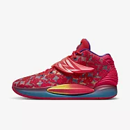Nike KD14 EP [DO6902-600] 男 籃球鞋 運動 實戰 包覆 杜蘭特 聯名 魔鬼氈 鮮豔色彩 紅黃藍 27.5cm 紅/黃