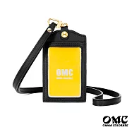 【OMNIA】納帕直式牛皮證件套識別證皮套(6色) 黑色