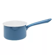 絕版品【日本月兔印】日製單柄片手琺瑯牛奶鍋-14cm- 天空藍