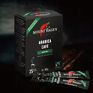 【Mount Hagen】德國進口 公平貿易低咖啡因即溶咖啡粉2盒優惠組(2g x 25入 x 2盒)