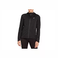 Asics [2012B194-001] 女 平織外套 防風 連帽 秋冬 反光 合身 運動 路跑 訓練 亞瑟士 黑 S 黑