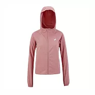 Asics [2012C257-700] 女 連帽外套 平織外套 防風 防曬 反光 運動 休閒 亞瑟士 玫瑰粉 XL 粉紅