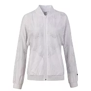 Asics [2032C089-101] 女 外套 運動 平織 亞洲版型 休閒 舒適 穿搭 亞瑟士 白 L 白