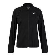 Asics [2012A587-001] 女 外套 風衣 薄款 輕質 反光 透氣 運動 休閒 慢跑 穿搭 亞瑟士 黑 L 黑