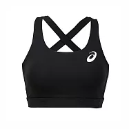 Asics [2032C408-001] 女 運動內衣 吸濕 快乾 健身 訓練 慢跑 支撐 亞瑟士 黑 SS 黑