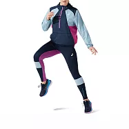 Asics [2012B906-400] 女 外套 半襟 平織 海外版型 輕質 防風 反光 運動 休閒 亞瑟士 藍紫