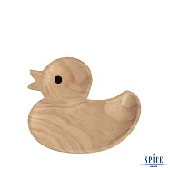 【SPICE】日本 PETIT&rsquo;S MAMAN 天然松木 兒童餐盤-鴨子