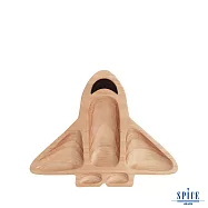 【SPICE】日本 PETIT&rsquo;S MAMAN 天然松木 兒童餐盤- 火箭