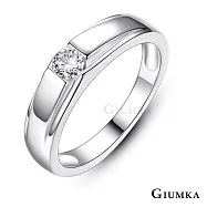 GIUMKA情侶戒指S925純銀戒尾戒幸福約定單鑽婚戒 男女情人對戒 單個價格 MRS07105 情人節送禮推薦 9 寬版美國圍9號