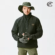 ADISI 男半門襟SMAWARM海洋溫控撥水外套(可拆袖) AJ2121046 (S-2XL) / 蚵殼棉 海洋紗 環保 防潑水 戶外機能 S 黑色