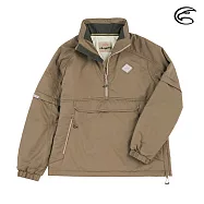 ADISI 女半門襟SMAWARM海洋溫控撥水外套(可拆袖) AJ2121047 (S-XL) / 蚵殼棉 海洋紗 環保 防潑水 戶外機能 XL 棕灰