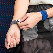 《TRAVELON》美國 防暈手環兩對(藍灰) | 搭船 搭車 飛機 防暈眩