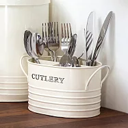 《Premier》4格餐具收納筒 | 餐具桶 碗筷收納筒 - 奶油黃