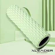 【Leader X】環保EVA水滴型專業舒展按摩肌肉放鬆滾筒 滾輪 瑜珈柱(兩色任選) 綠色