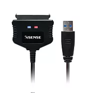 Esense K101 USB3.0 2.5吋SATAⅢ快捷線(07-ESK101) 黑色