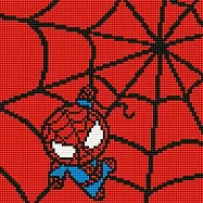 LOVIN 超萌 可愛版漫威系列 1幅 數字鑽石畫 迪士尼正版授權 無 Q版蜘蛛人