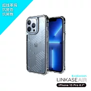 ABSOLUTE LINKASEAIR iPhone 13 Pro (6.1吋)專用 電子蝕刻技術防摔抗變色抗菌大猩猩玻璃保護殼-幾何 13 Pro專用