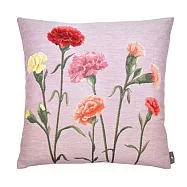 Art de Lys法國原裝 5554P康乃馨花束/紫色背景/雙面抱枕50x50