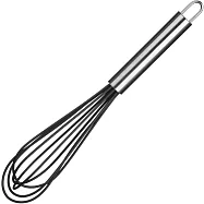 《Premier》英國 鋼柄矽膠打蛋器 | 攪拌棒 攪拌器 - 黑26cm - 黑26cm
