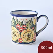 波蘭陶 繁花逸麗系列 濃縮咖啡杯 300ml 波蘭手工製