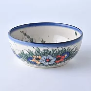 波蘭陶 藤蔓隨花系列 沙拉碗 18cm 波蘭手工製