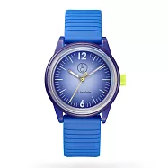Q&Q SmileSolar|春夏拚色款 010太陽能手錶-濱海藍/35mm