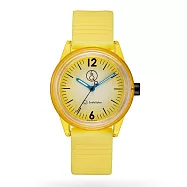 Q&Q SmileSolar|春夏拚色款 009太陽能手錶-閃耀黃/35mm