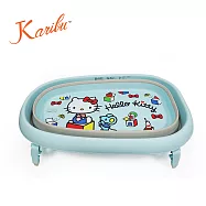 Karibu 嘉嬰寶 KITTY嬰兒摺疊浴盆(多款可選) KITTY藍色