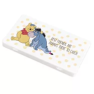 [迪士尼] 簡約風防疫口罩盒/零錢盒/收納盒/文具盒_ 圓點維尼屹耳