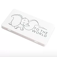 迪士尼簡約風防疫口罩盒/零錢盒/收納盒/文具盒_ 簡約小飛象