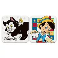 迪士尼Disney 愛麗絲 小木偶 柴郡貓 珪藻土吸水杯墊 (兩入組)_ 皮諾丘與朋友