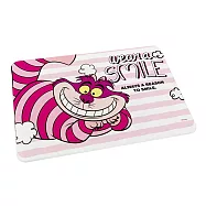 [迪士尼]小飛象/小木偶/愛麗絲 SGS檢驗不含石綿 珪藻土吸水地墊 60x39x0.9cm_ 粉條紋柴郡貓