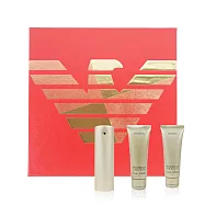 EMPORIO ARMANI SHE 女性淡香精禮盒(50ml淡香精+75ml身體乳+75ml沐浴乳)