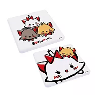 迪士尼Disney TSUM TSUM 珪藻土吸水杯墊(2入/組)_ 貓兒歷險記