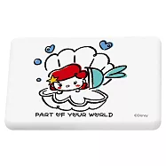迪士尼Disney TSUM TSUM 珪藻土超吸水皂墊/洗漱墊/杯墊 12x8x0.9cm_ 貝殼愛麗兒