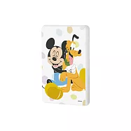 迪士尼Disney 米奇家族 珪藻土超吸水皂墊/洗漱墊/杯墊 12x8cm_ 直- 米奇布魯托